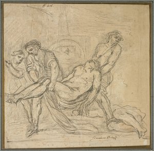 San Abdón y San Senén Entierran Mártires Cristianos, c.1653-1657